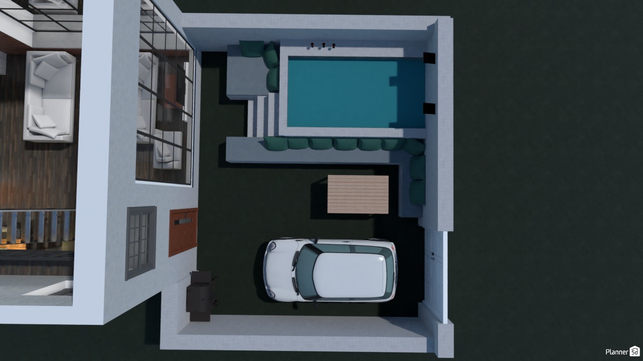 Jardín de una casa loft #3703537 by sara banegas