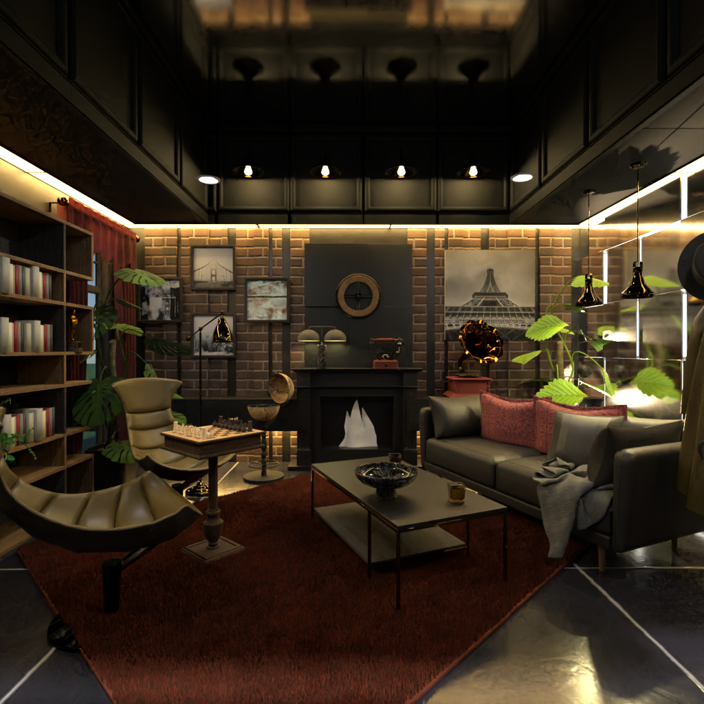 Men's Living Room #13563287 by Editors Choice