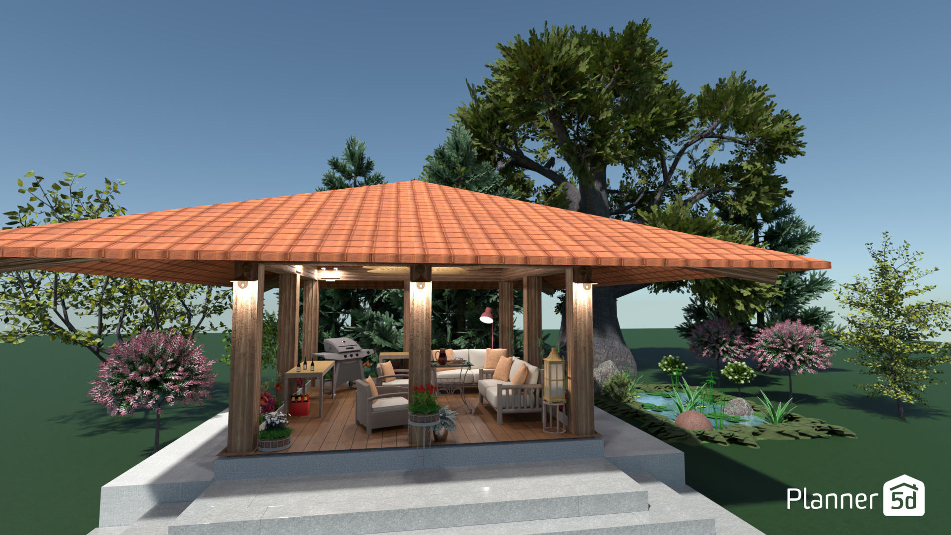 Caseta exterior2 #17257875 Por Carturo