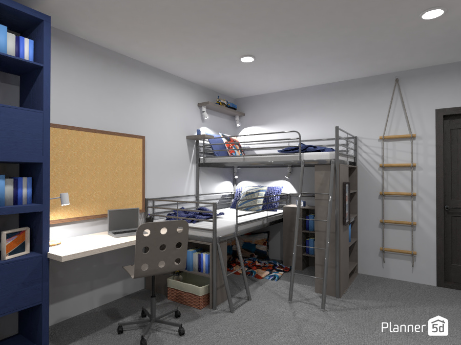 Blue children's bedroom : Design battle contest #6478178 by Gabes