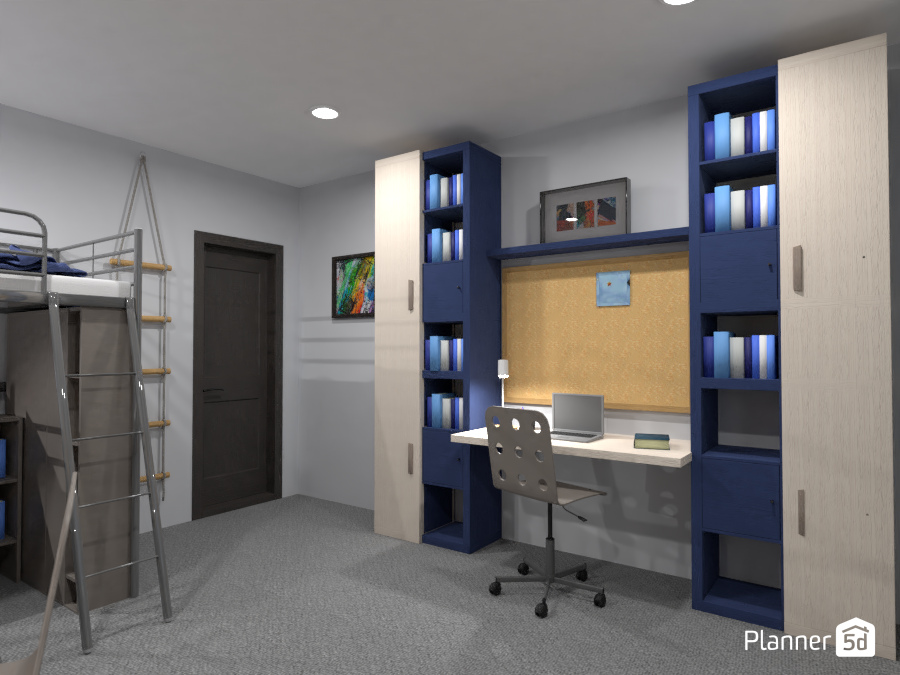 Blue children's bedroom : Design battle contest 6478190 by Gabes image