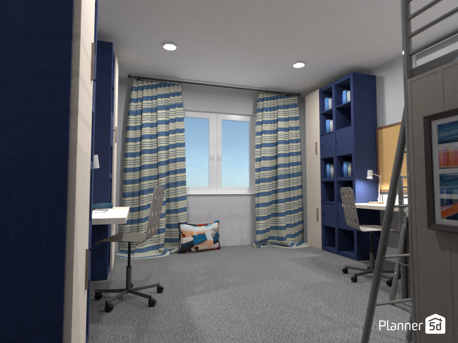 Blue children's bedroom : Design battle contest #6478246 by Gabes