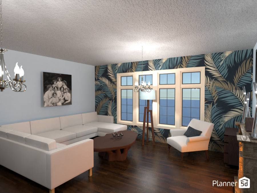 blue colour living room #9684940 by Leila Ashtiani