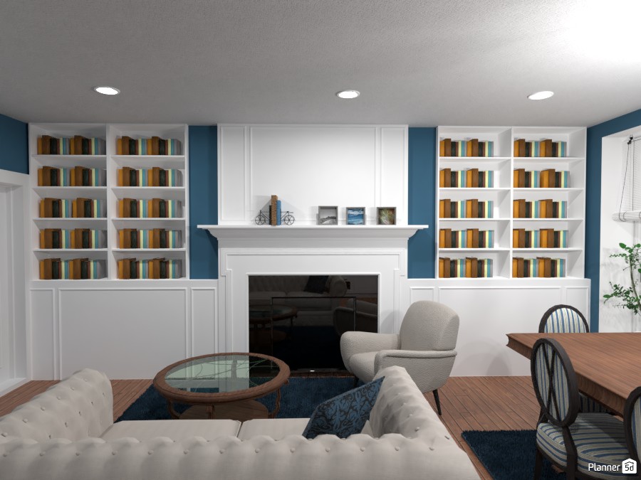 Contest: classic kitchen and living room #3956382 by Elena Z