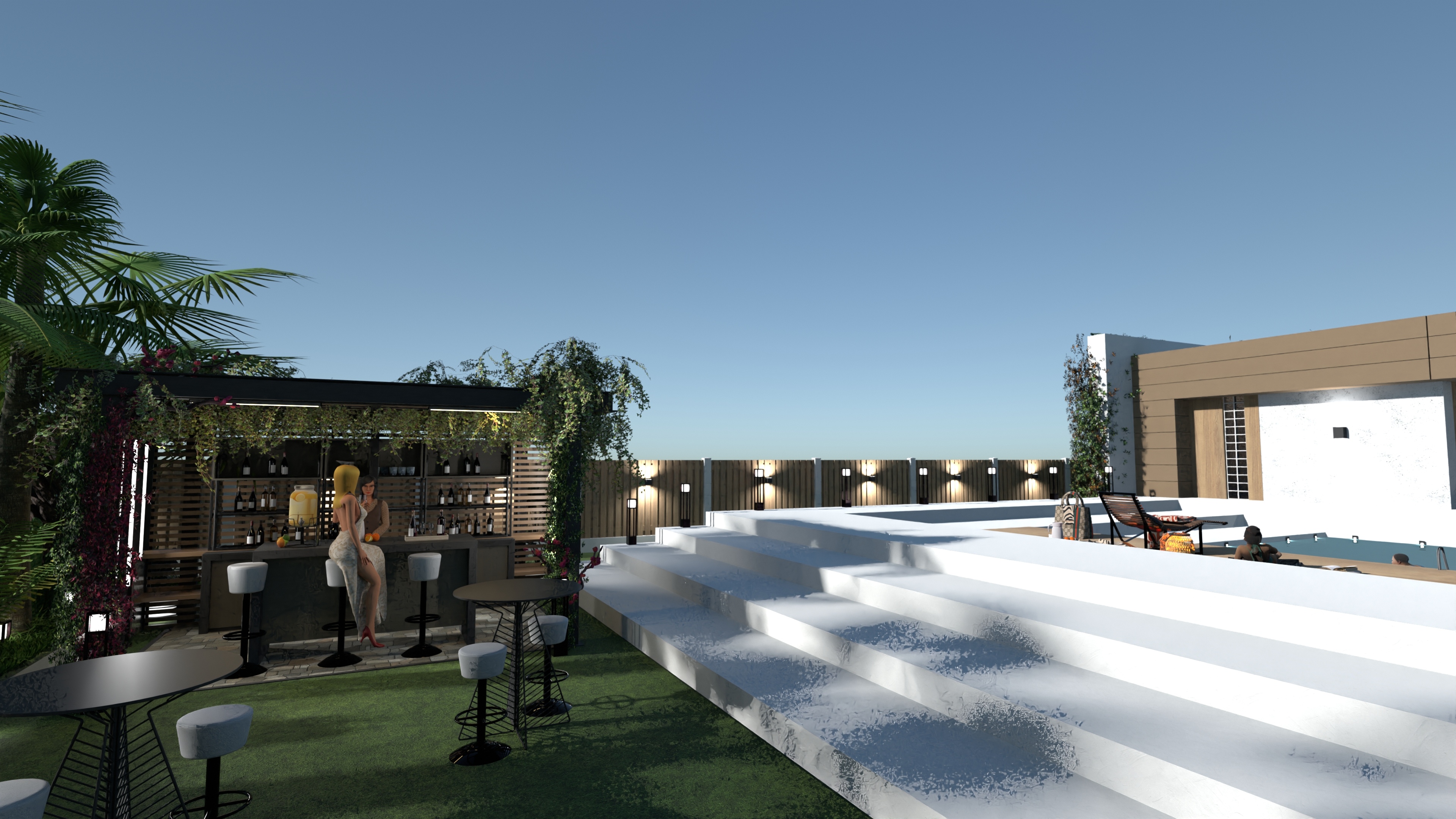 Pool Bar #29103120 by Moonface