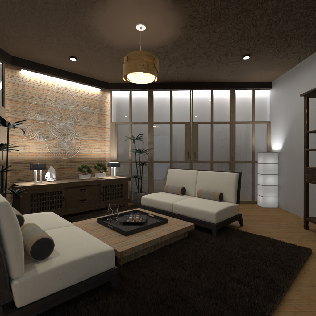 Japanese-style Living Room #15356003 by Editors Choice