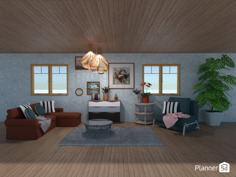 blue cosy living room 6223501 by Anonymous:):) image