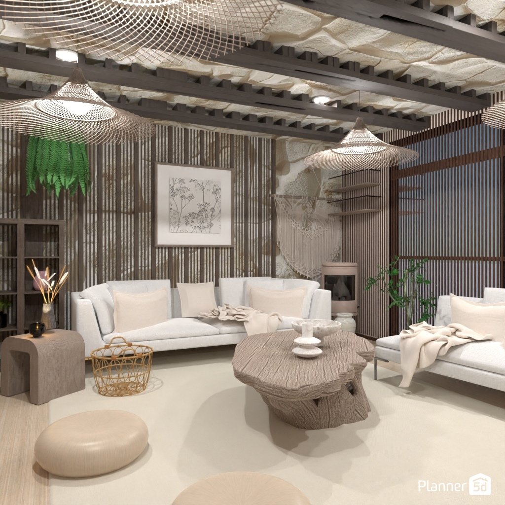 Japandi Living Room #25627608 by Editors Choice