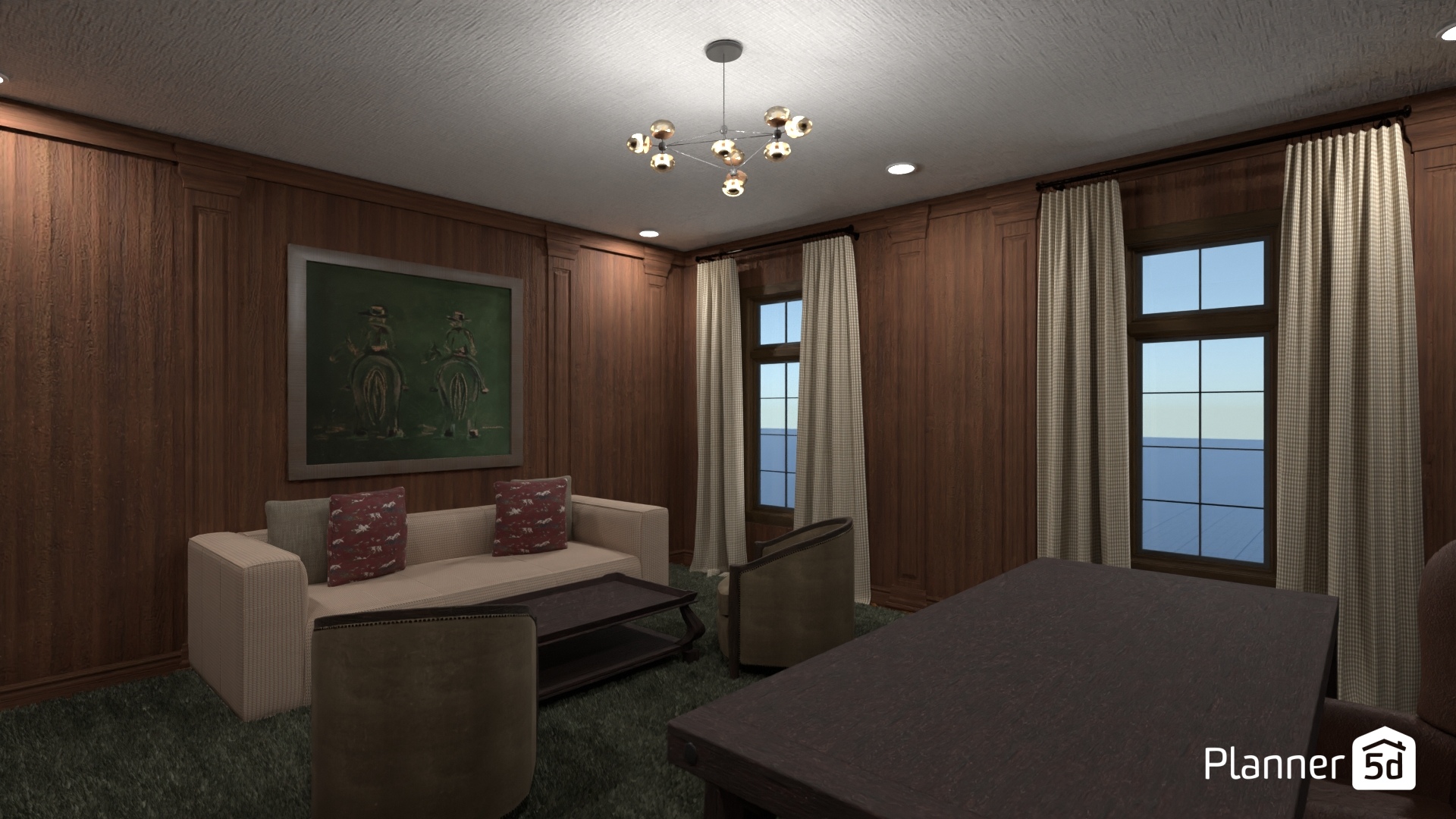 Graham's Study/ Library #23337046 by Miller Bishop