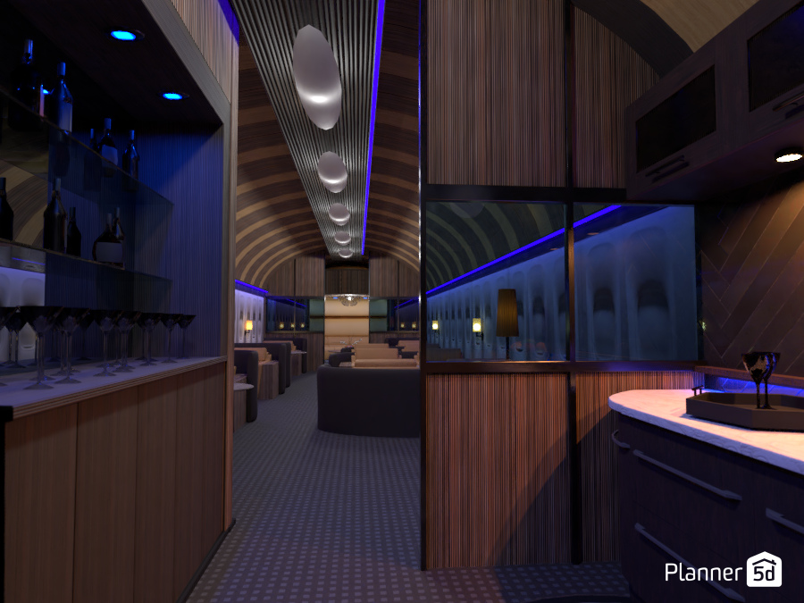 Private Jet Interior Pic 2 (Bar/Food Station) #6198193 by DesignKing