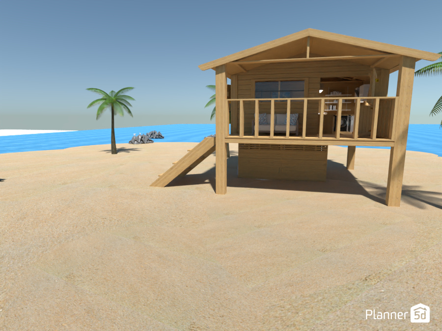 Beach island #12675951 by Claire