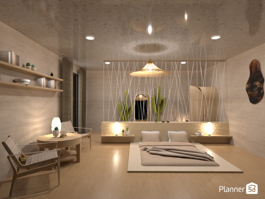 Desert bedroom / Batalla de diseño #9823892 by Hall Pat