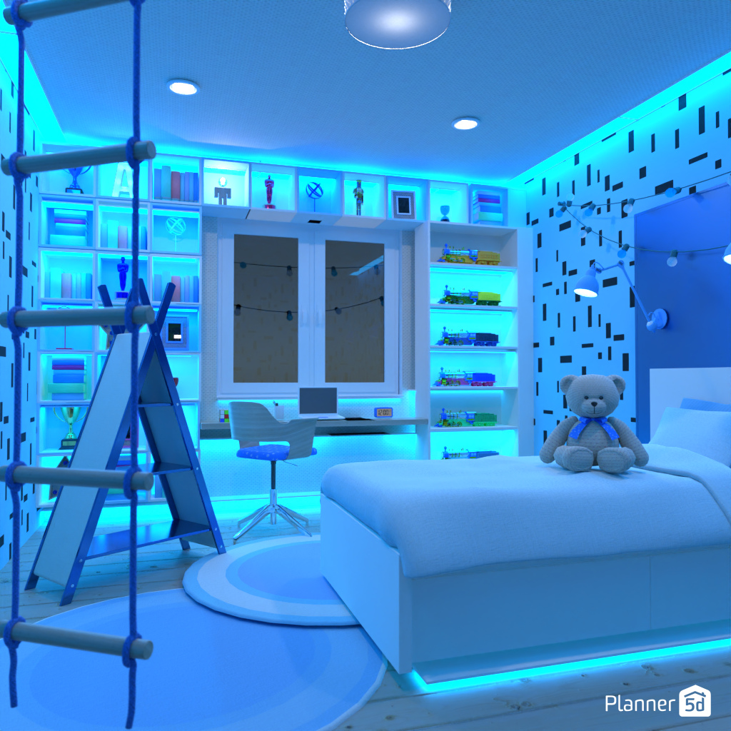 Blue kids room #19514884 by Editors Choice