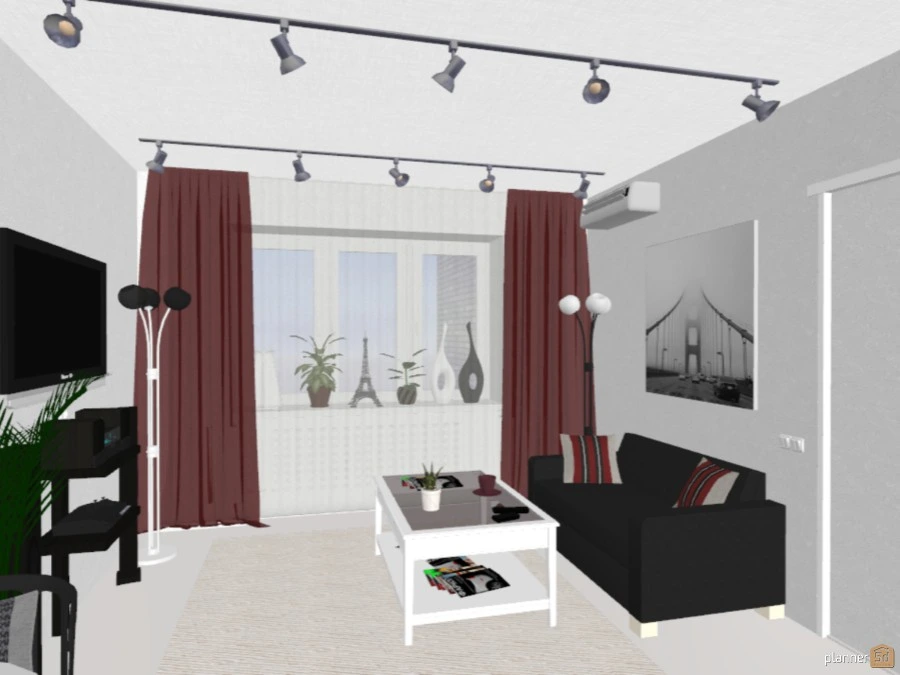 2-комн. квартира-студия #61222 by Куля *Flying