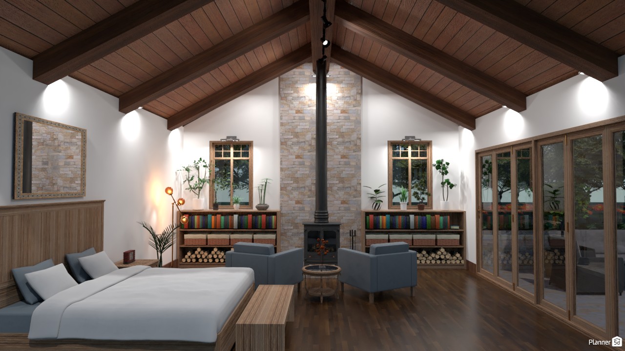 Interior with Wooden Beams #3754731 by Jason Chandler Grimes