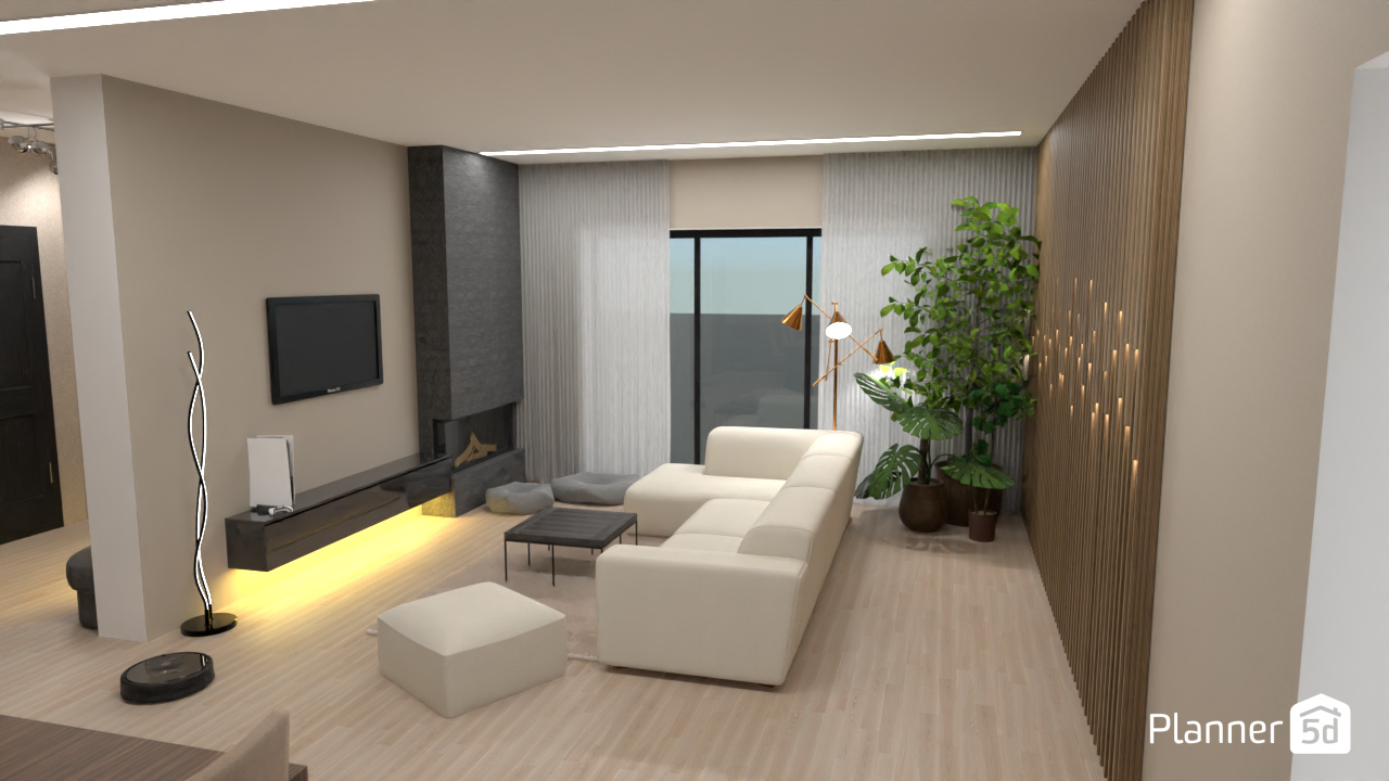 Гостиная в современном стиле #14153579 by Anastasia