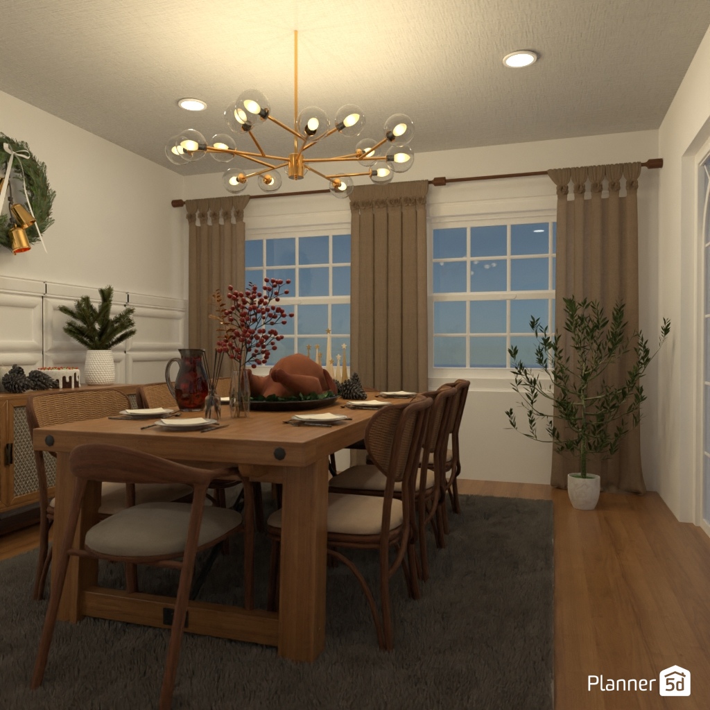 DB: Thanksgiving Day - room shell copy #23501302 by Editors Choice