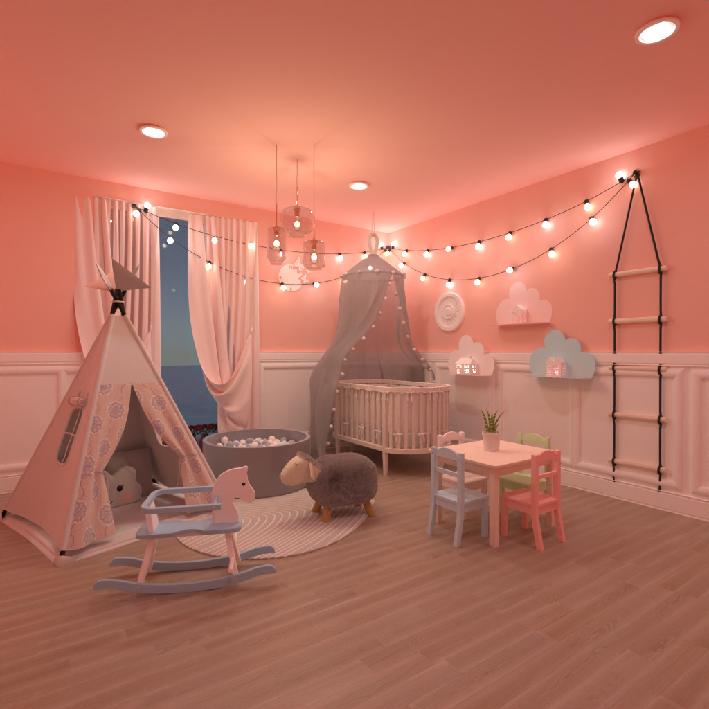Pink Bedroom #11699320 by Editors Choice