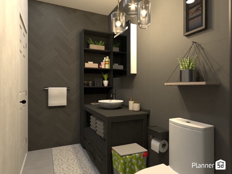 Grey Bathroom #3390872 by I_Gonz
