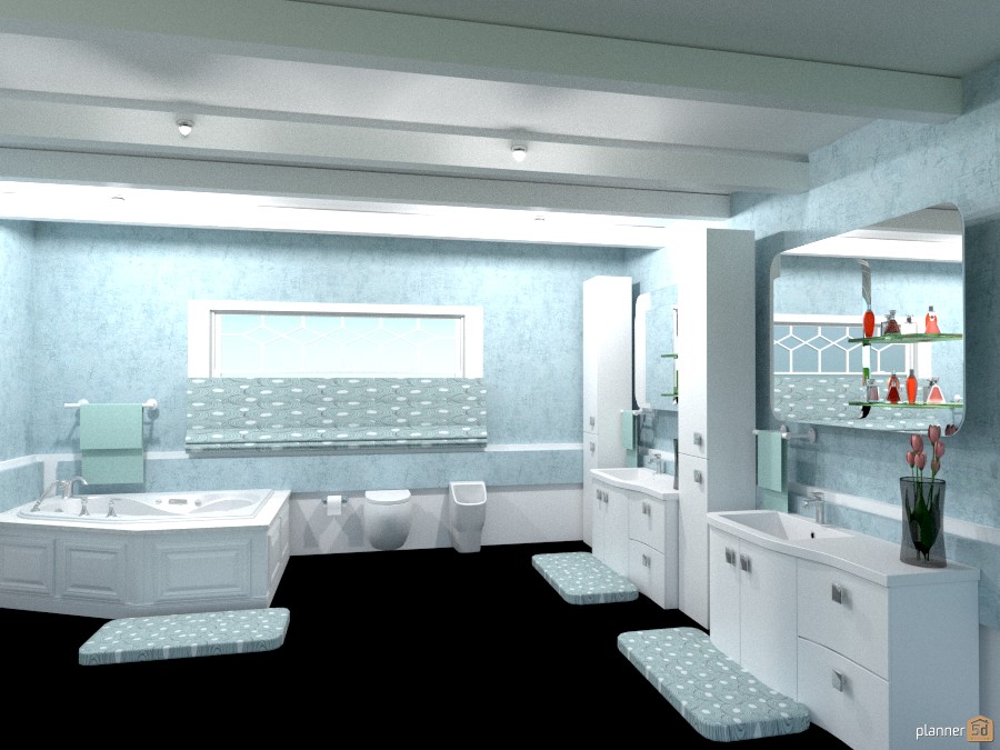 the blue bathroom 941117 by Joy Suiter image