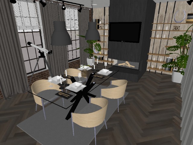 Industrial dining room 121871 by ZACKY DESIGNER image