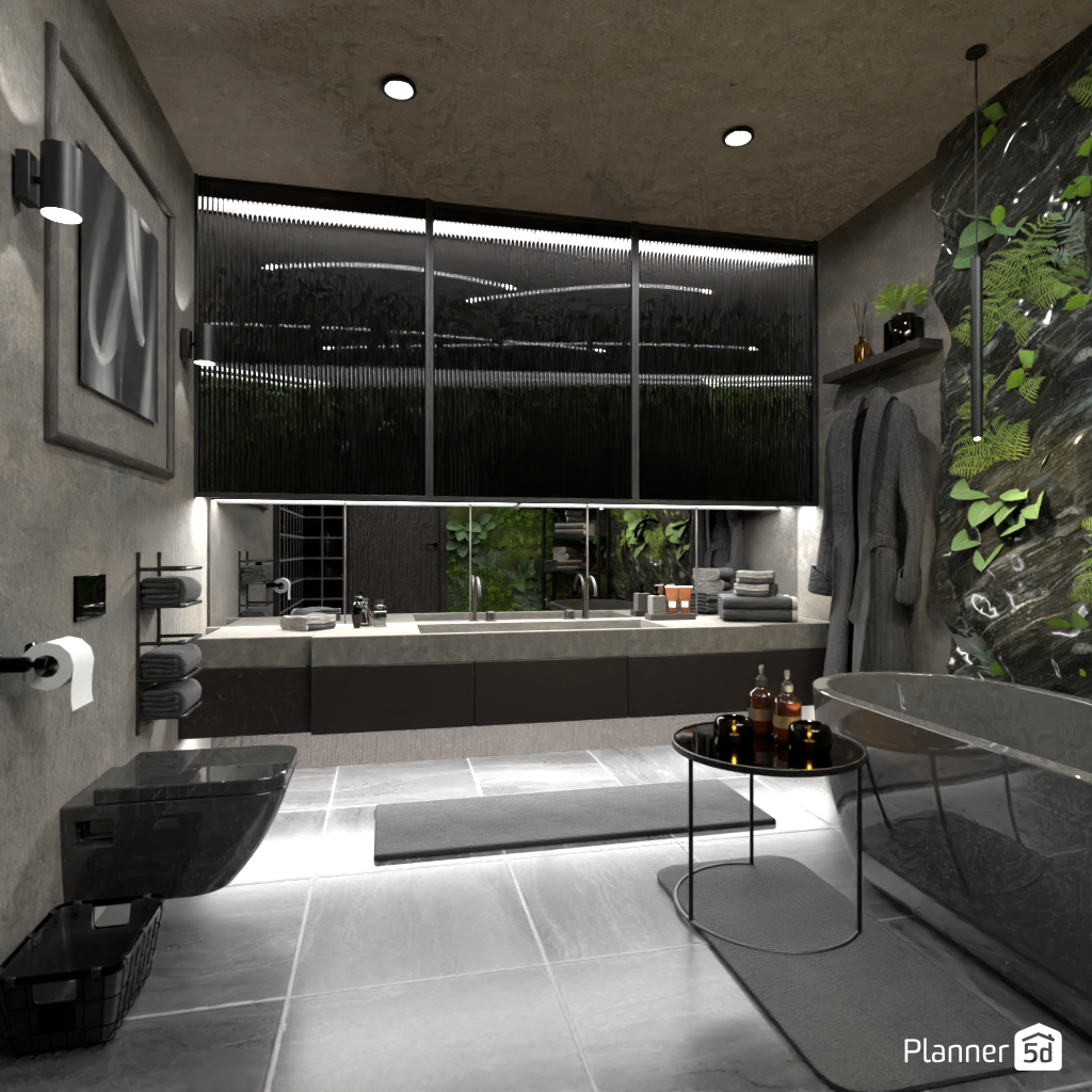 Dark Bathroom #17668735 by Editors Choice