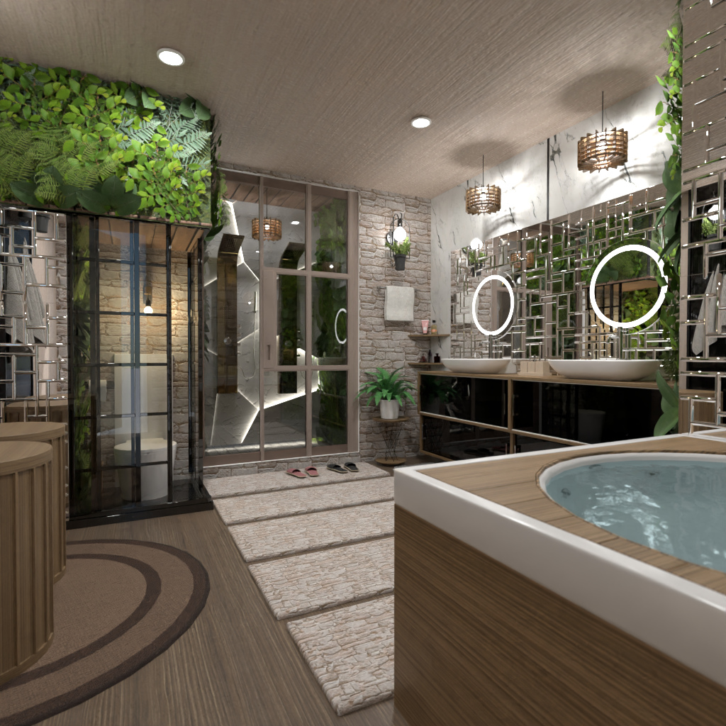 Biophilic Bathroom #13024755 by Editors Choice