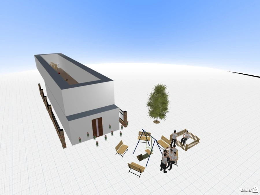 father & mother (1st floor) , baby (2nd floor) #3015928 by Anonymous