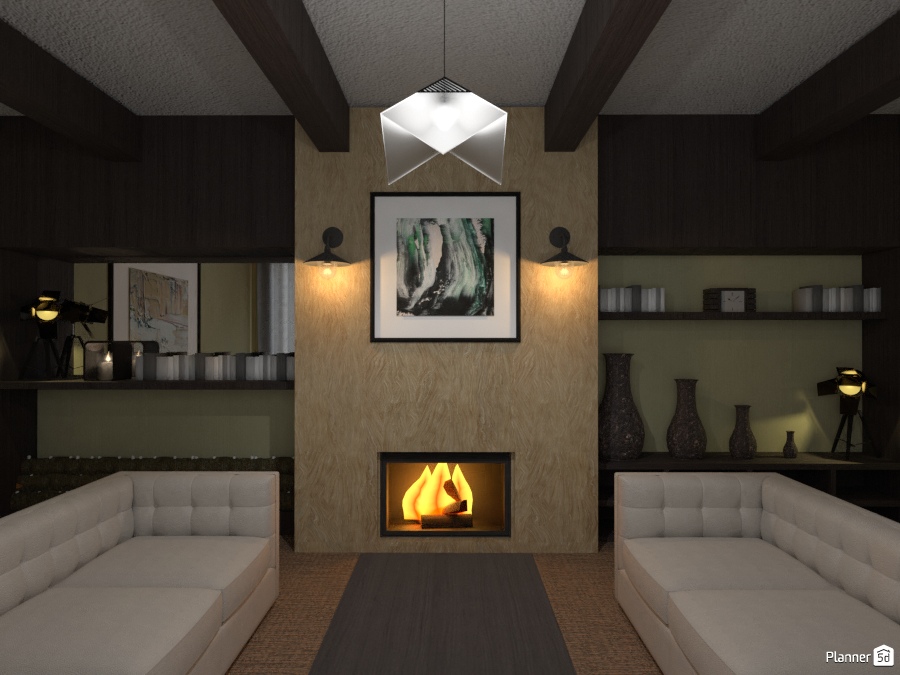 Fireplace 003 87431 by Louise Deronne image