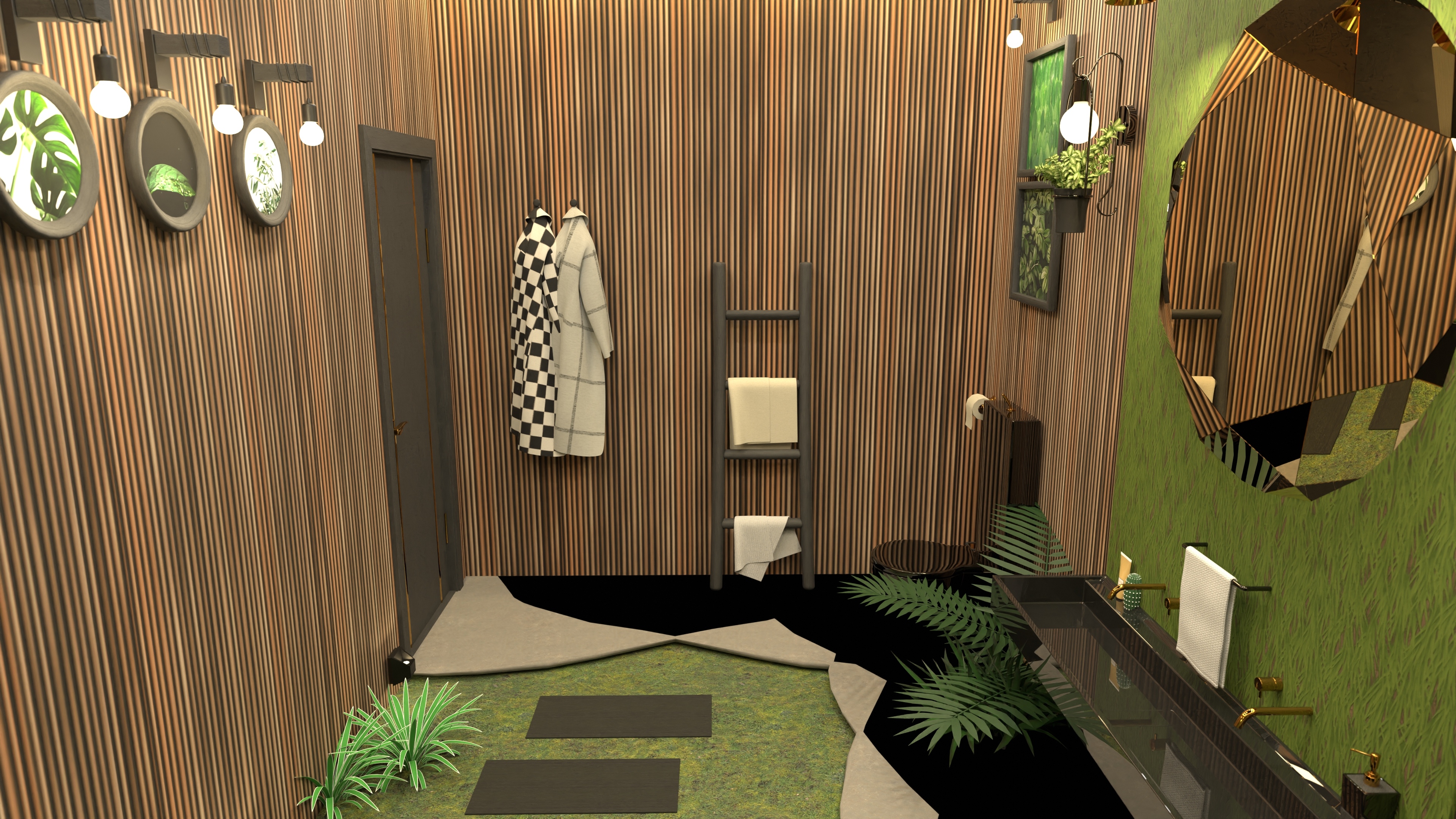 Natural Bathroom / Design battle contest #23532894 by ZACKY DESIGNER