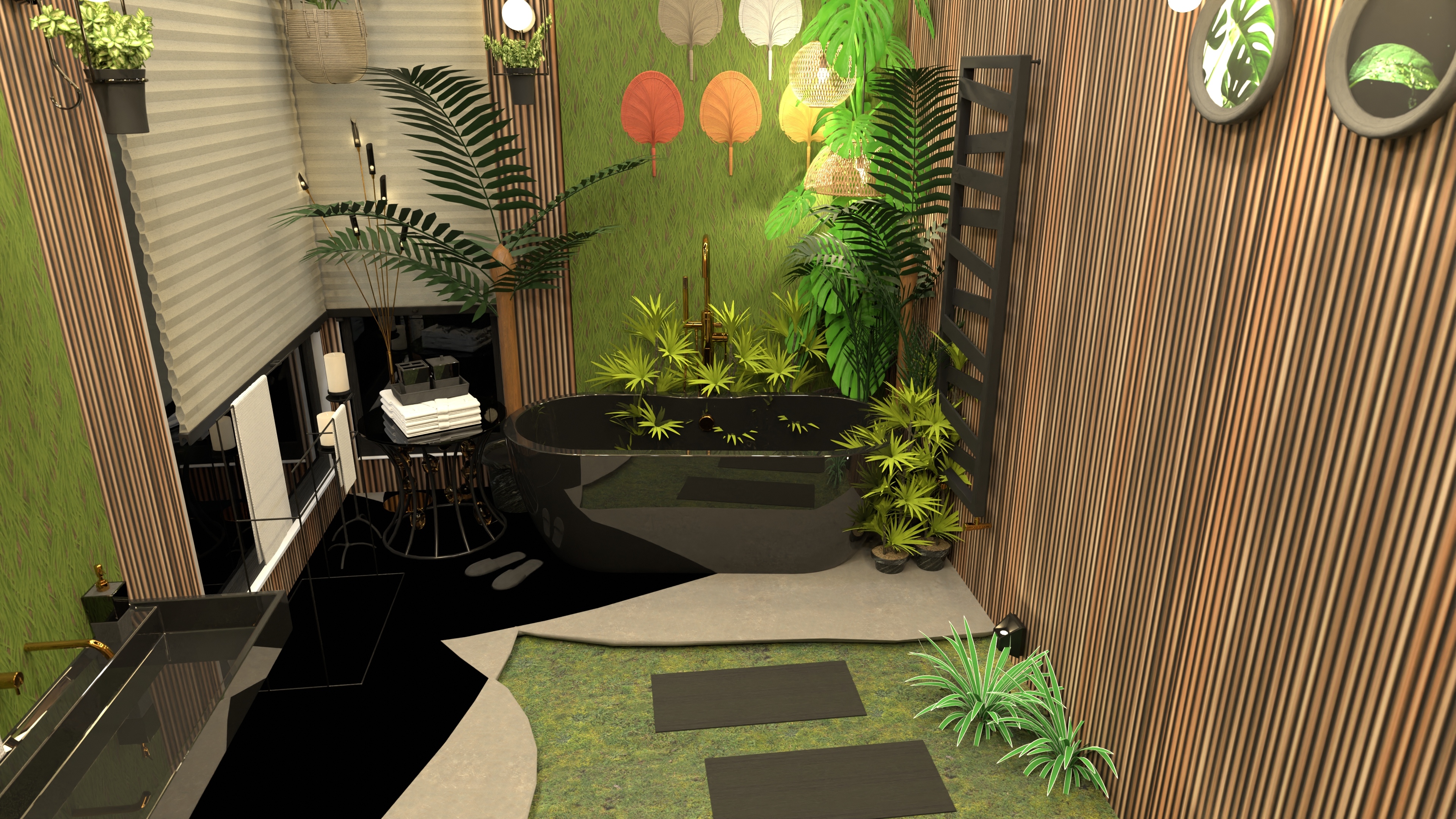 Natural Bathroom / Design battle contest #23532914 by ZACKY DESIGNER