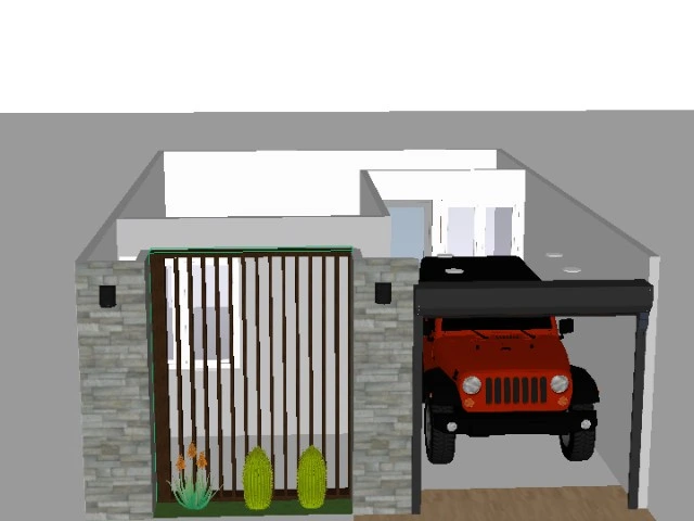 FACHADA CASA EN EL FRACCIONAMIENTO LOS ALMENDROS #128927 by User 99876751