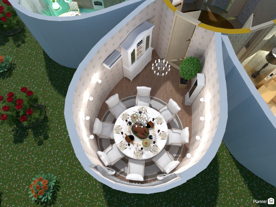 House "Chamomile". Provence style dining room. #3553777 by Наталия Болли