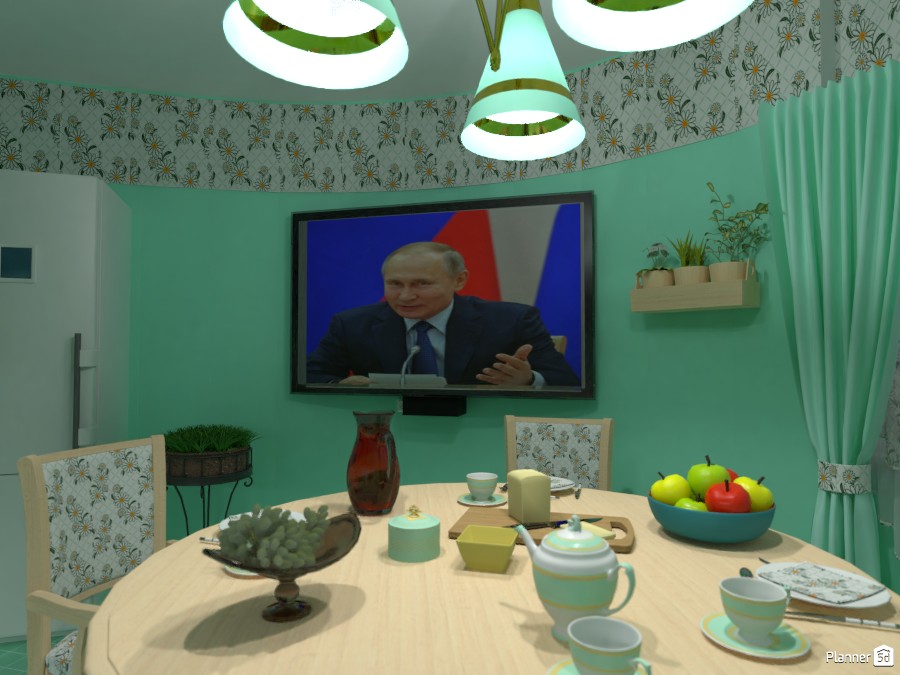 House "Chamomile". Provence style kitchen. #3553784 by Наталия Болли