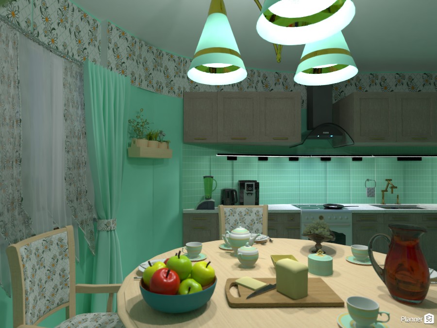 House "Chamomile". Provence style kitchen. #3553788 by Наталия Болли
