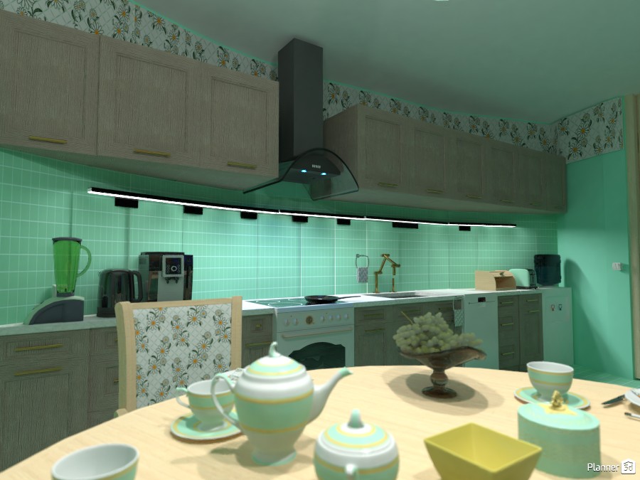House "Chamomile". Provence style kitchen. #3553791 by Наталия Болли