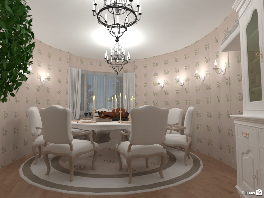 House "Chamomile". Provence style dining room. #3553792 by Наталия Болли