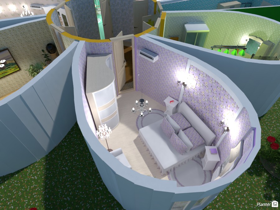 Chamomile house. Bedroom in Provence style. #3553734 by Наталия Болли