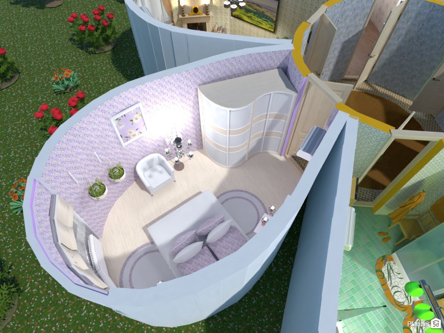 Chamomile house. Bedroom in Provence style. #3553735 by Наталия Болли