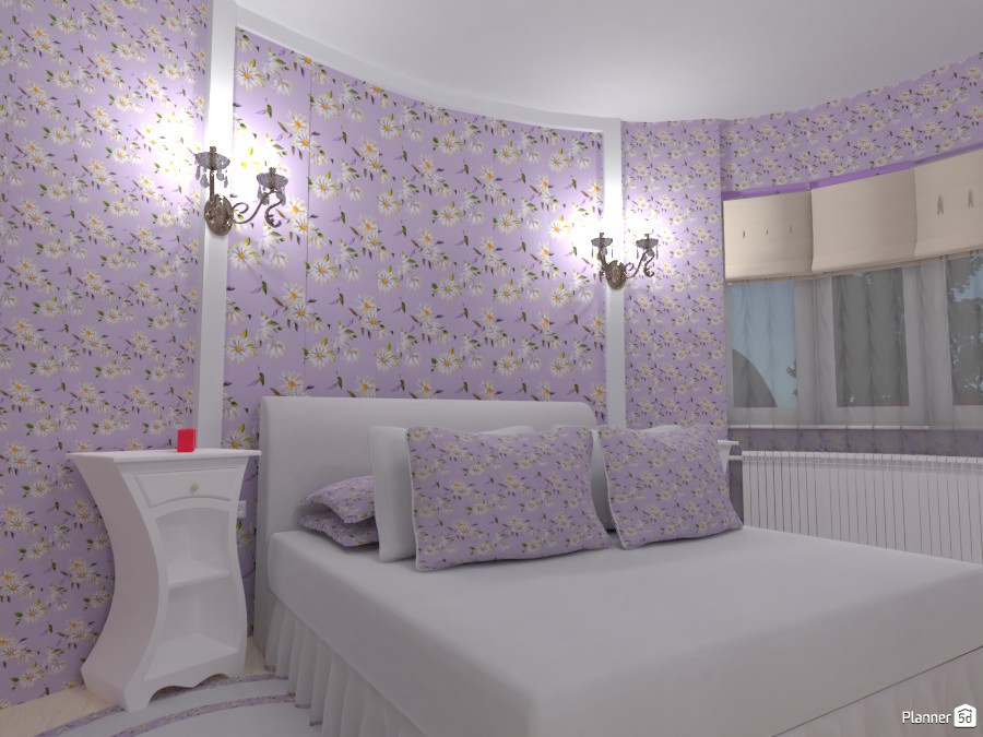 Chamomile house. Bedroom in Provence style. #3553737 by Наталия Болли