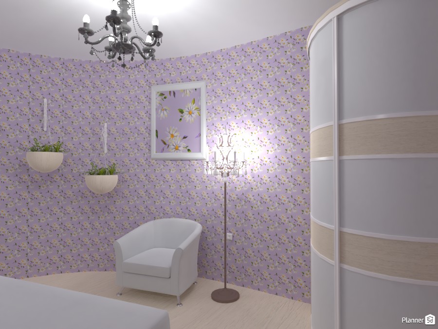Chamomile house. Bedroom in Provence style. #3553738 by Наталия Болли