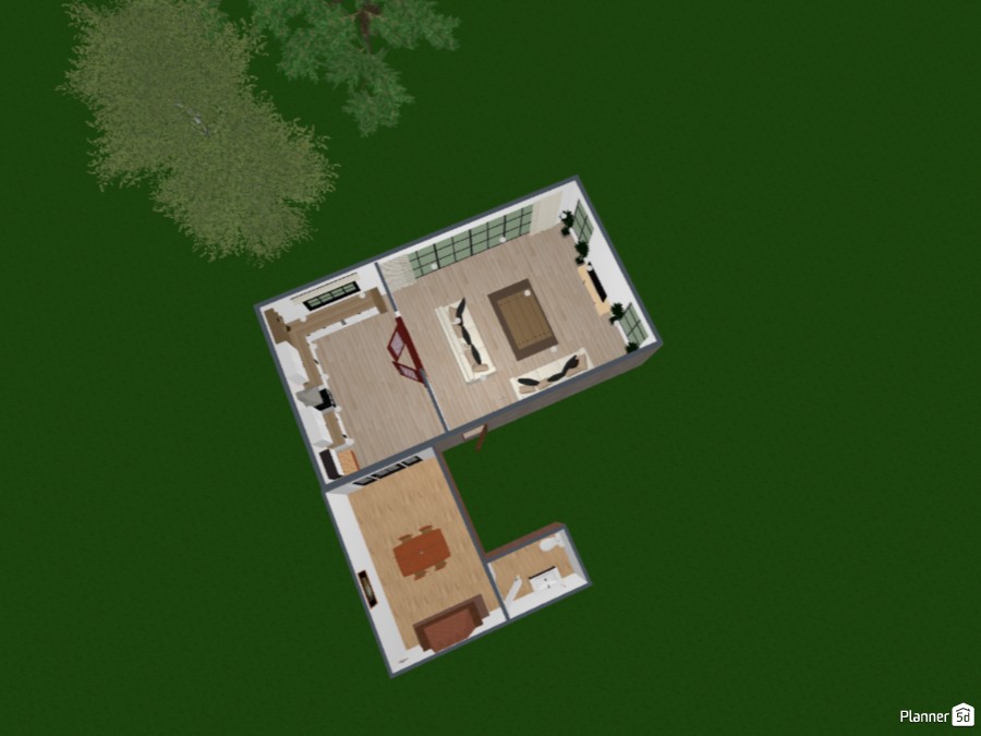 Kitchen and living #23420615 by User 158898391