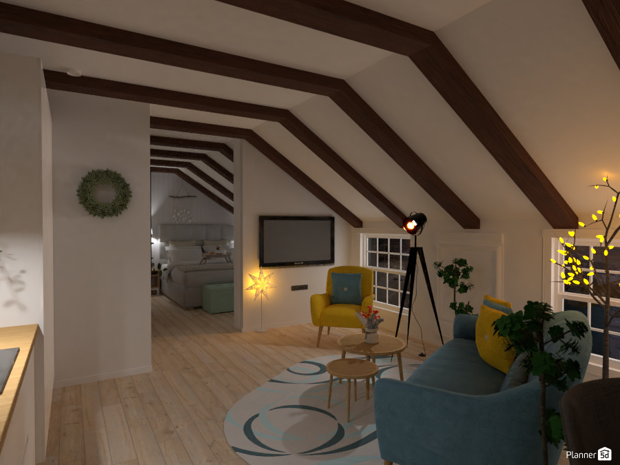 Small apartment under roof #6091868 by Lucija Marko