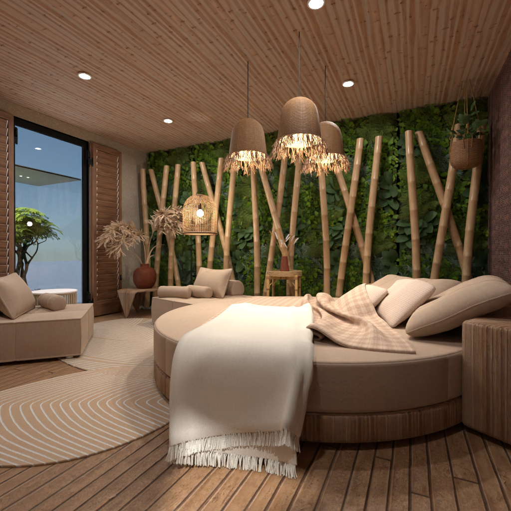 Wabi Sabi Bedroom #14573647 by Editors Choice