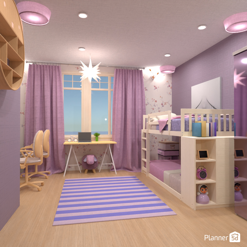 Bedroom for twins #18897352 by Editors Choice