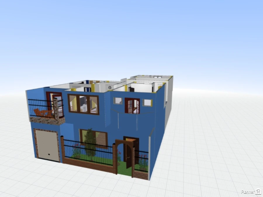 Two-floor house #68833 by Dresly Aguilar Goicochea