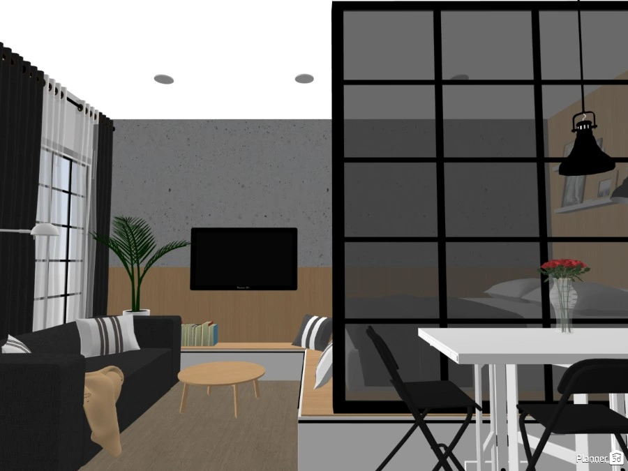 Studio- Flat #134683 by Otter Baby