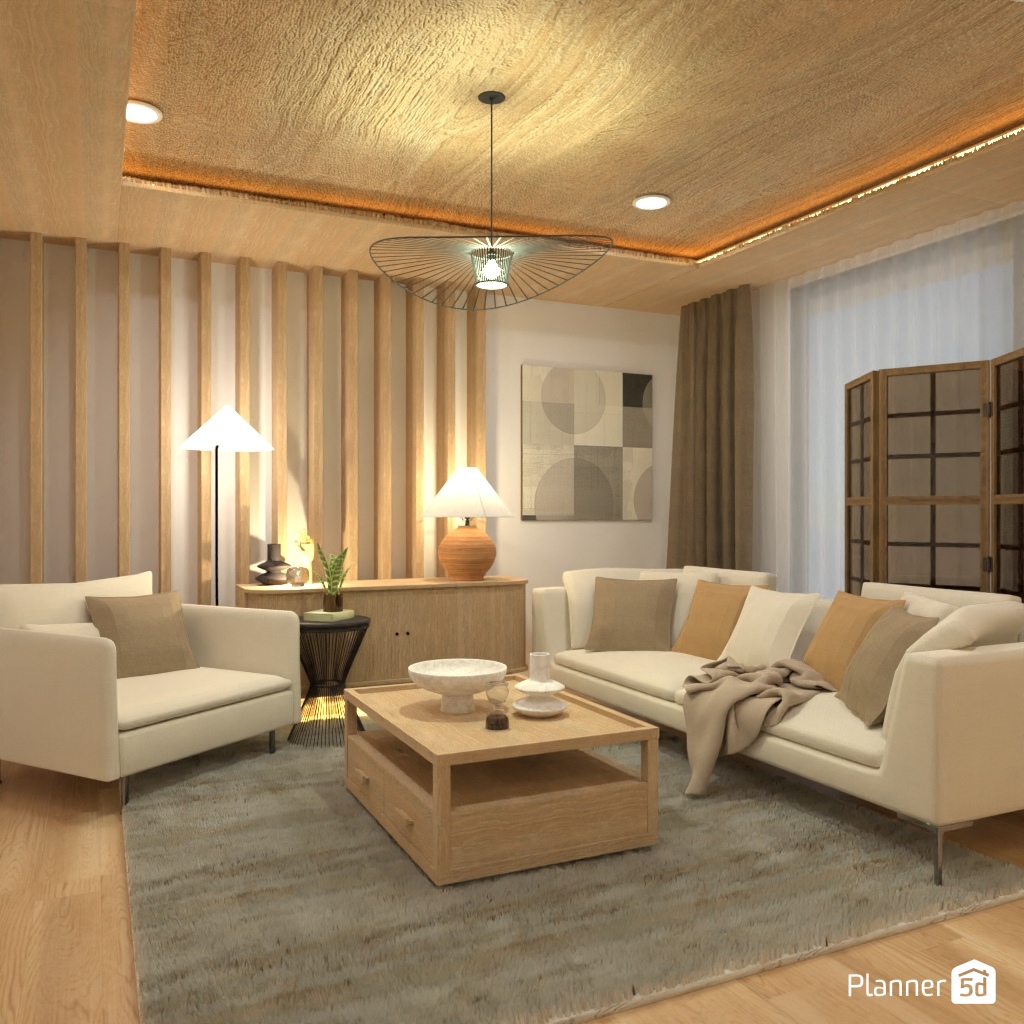 Japandi Living Room #25636600 by Editors Choice
