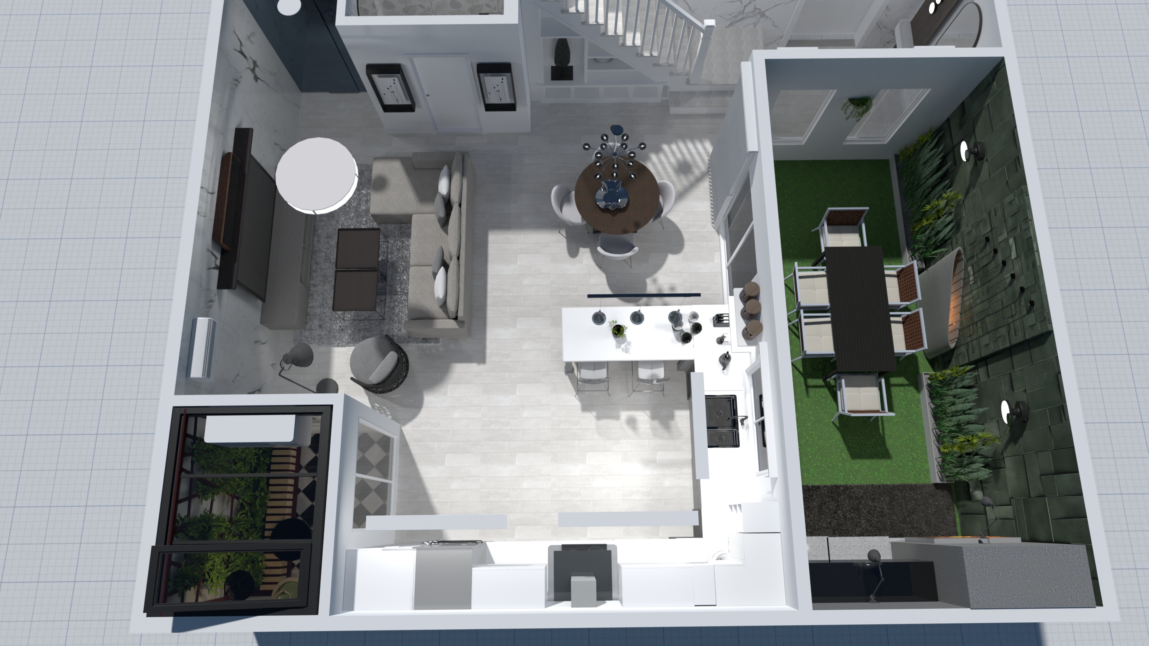 2-LEONELA PLANTA BAJA #25883968 by Eugenia Cristina Boccanera-Domos Decoracion Holistica