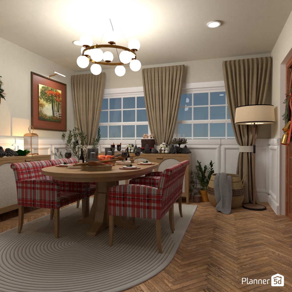 DB: Thanksgiving Day - room shell copy #23499314 by Editors Choice